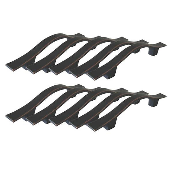 Design House Metro 3 in. Center-to-Center Oil Rubber Bronze Cabinet Pull Value Pack (10 per Pack)