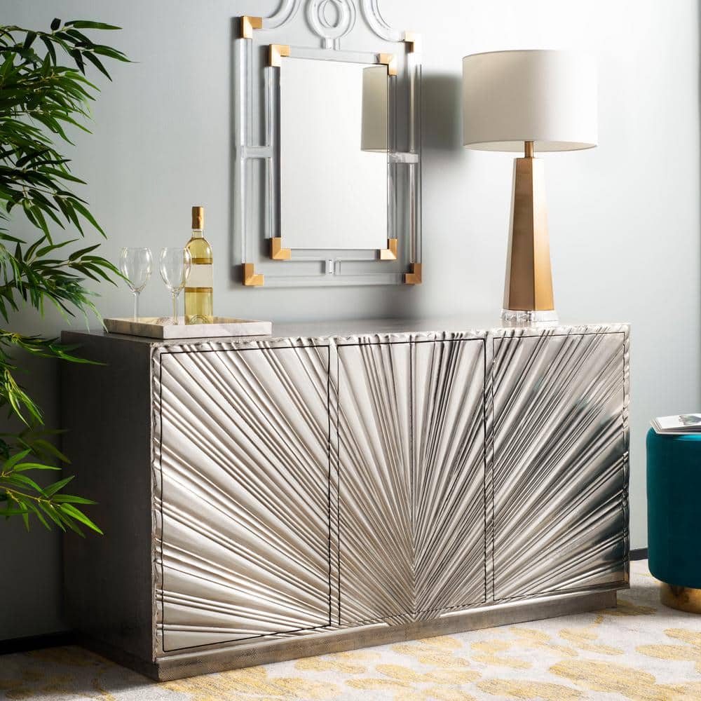 Bartolo 22-Inch Gold Arc Table Lamp with White Shade