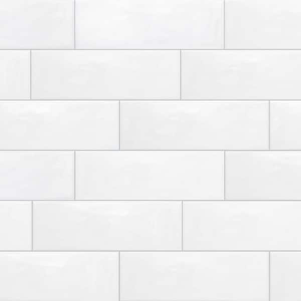LuxeCraft Santorini 4-1/4 in. x 12-7/8 in. Glazed Ceramic Subway Wall Tile (638.4 sq. ft./Pallet)