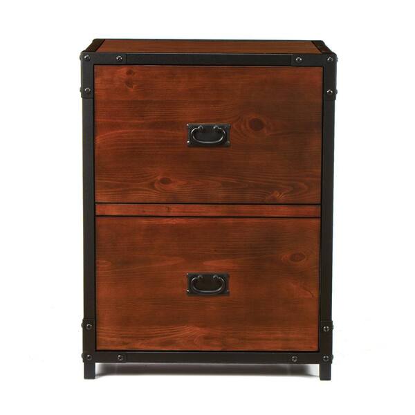 Home Decorators Collection Industrial Empire Pine File Cabinet
