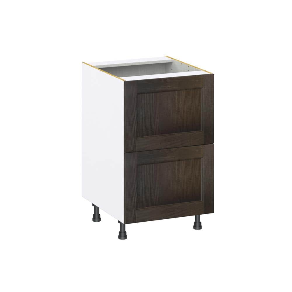 Georgetown 21 in. W x 24 in. D x 34.5 in. H Assembled Drawer Base Kitchen Cabinet in Chestnut with 2-Drawers price history on PriceWatchPro