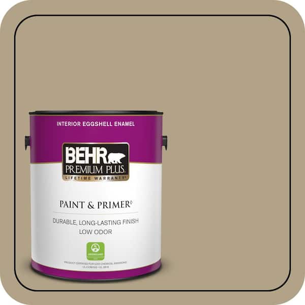 BEHR PREMIUM PLUS 1 gal. Home Decorators Collection #HDC-NT-12 Curly Willow Eggshell Enamel Low Odor Interior Paint & Primer