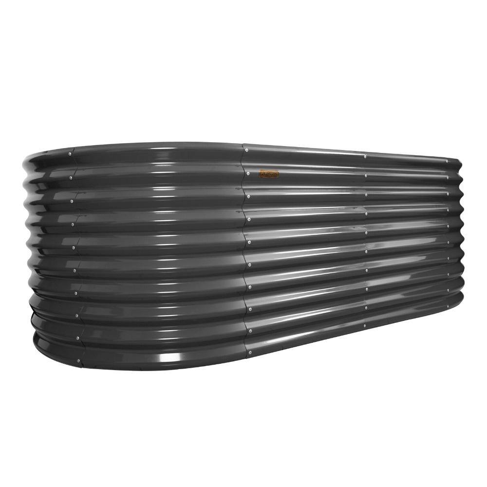 Oval Galvanized Steel Raised Garden Bed Planter Box 6 ft. x 3 ft. x 30 in. for Vegetables and Flowers price history on PriceWatchPro