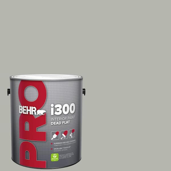 BEHR PRO 1 gal. #PPU25-08 Heirloom Silver Dead Flat Interior Paint