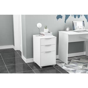 Fresno White Cabinet with 3-Drawer