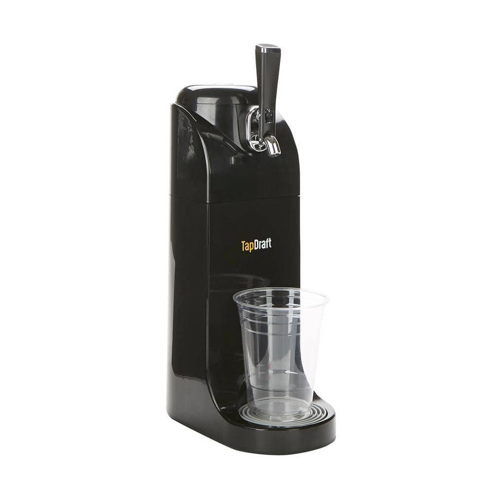 1 Tap 40 oz. Beer Tap Dispenser with Growler, Battery Powered System, Stain