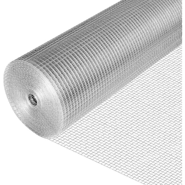 Unbranded 19 Gauge 1/2 Inch 48 Inch x 100 Ft Hot-dip Galvanized Welded Cage Wire Mesh Roll Hardware Cloth for Poultry Netting