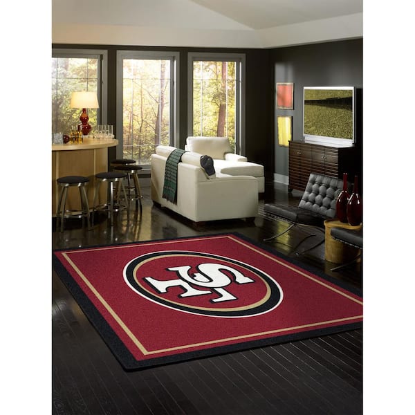 NFL 4 ft. x 6 ft. San Francisco 49ers spirit rug