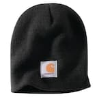 Men's OFA Black Acrylic Hat Headwear