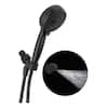 Delta ProClean 6-Spray Wall Mount Handheld Shower Head 1.75 GPM in Matte Black