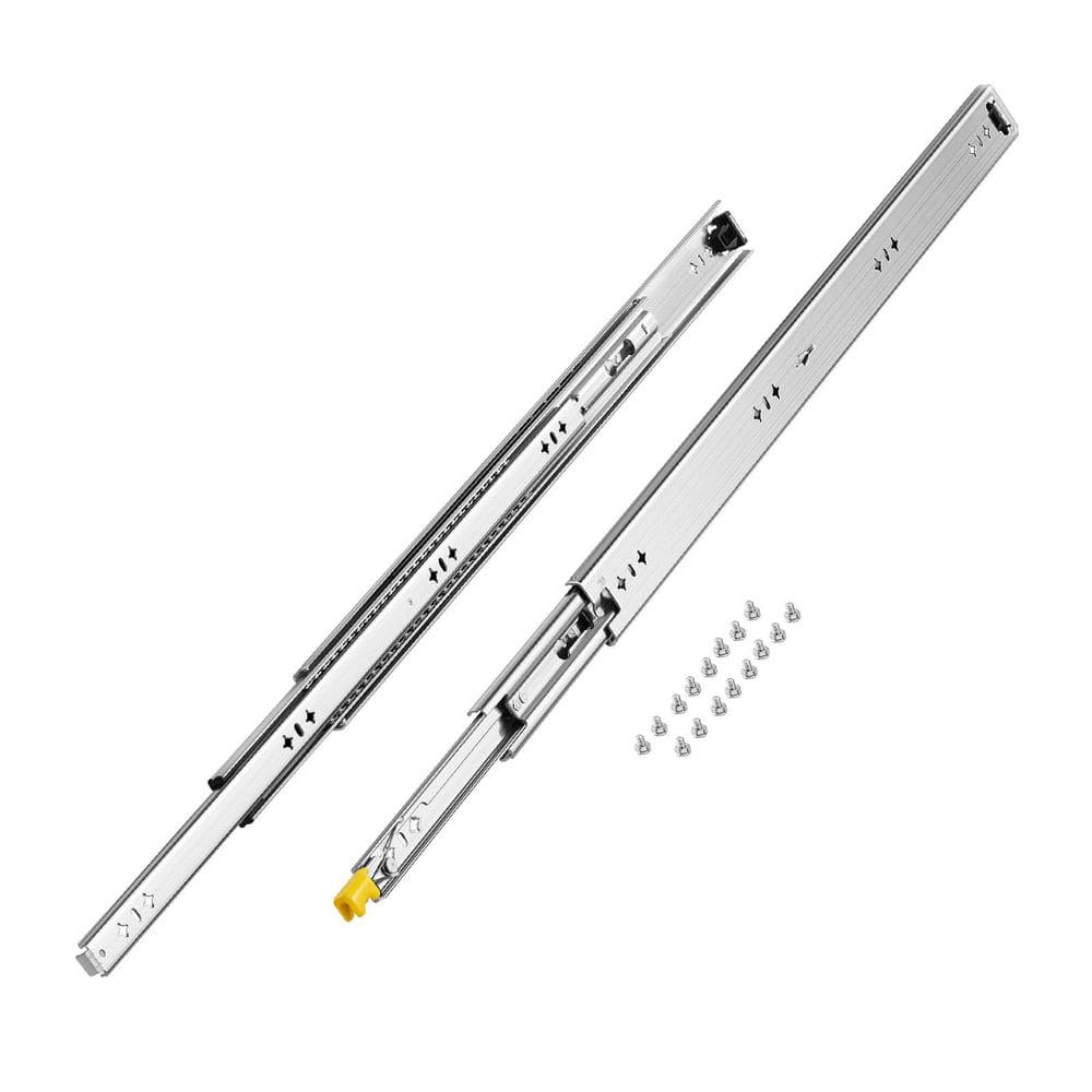 30 in. Galvanized Steel Side Mount Full Extension Drawer Slides, Set of 2 Rails, Locking Ball Bearing, 250 lbs. Capacity price history on PriceWatchPro