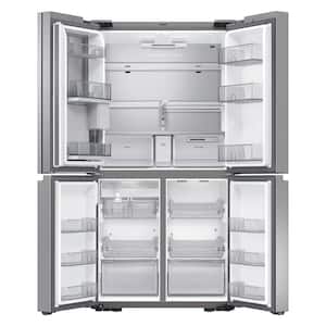Bespoke 23 cu. ft. Customizable 4-Door Flex French Door Smart Refrigerator with Beverage Center, Counter Depth