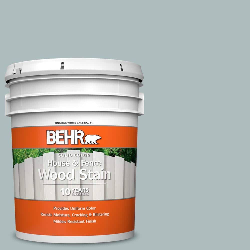 5 gal. #HDC-CT-26 Watery Solid Color House and Fence Exterior Wood Stain