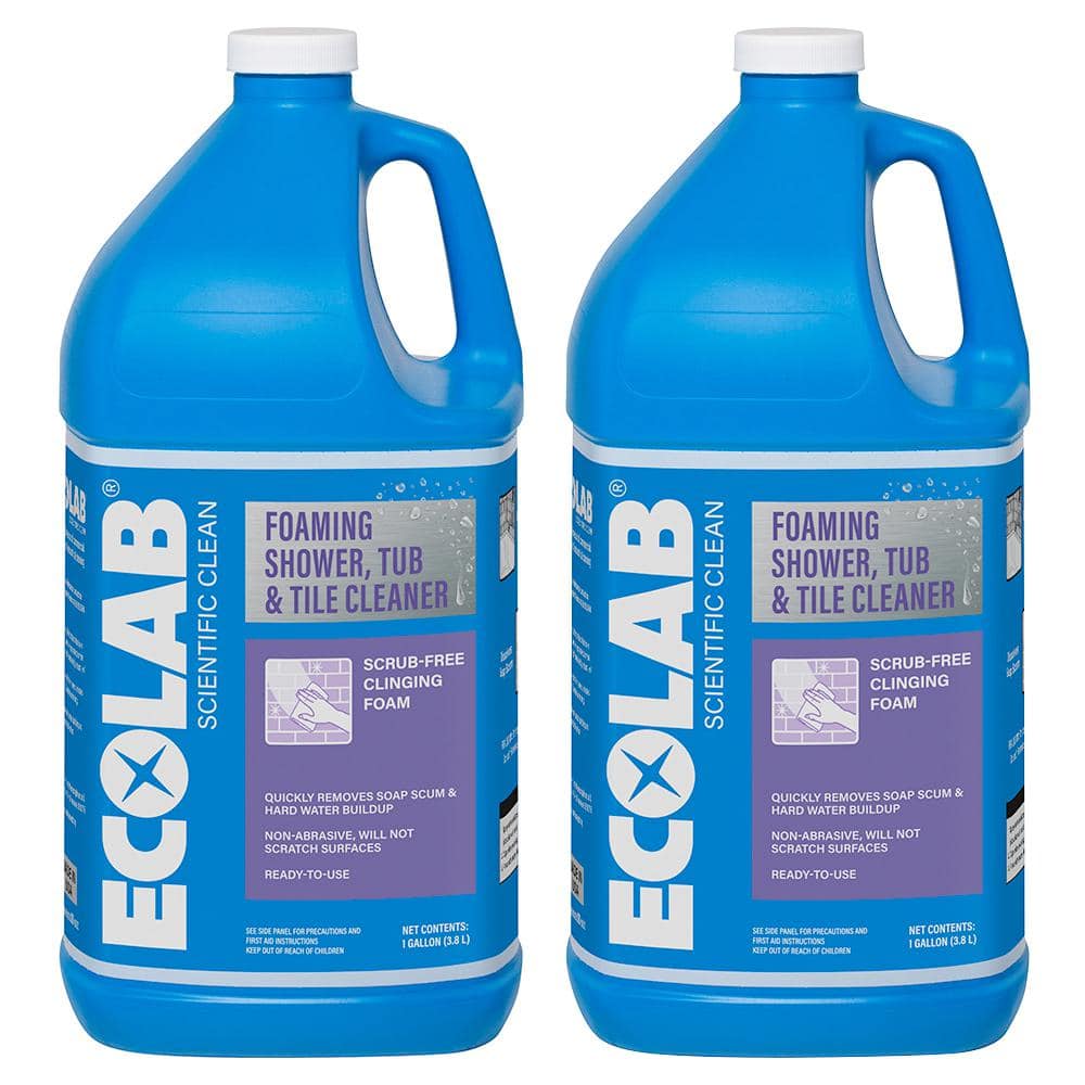 Ecolab 1 gal. Foaming Shower, Tub and Tile Cleaner (4-Pack)