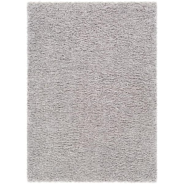 Orsola Gray 5 ft. 3 in. x 7 ft. 3 in. Solid Color Area Rug