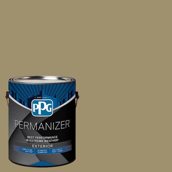 PERMANIZER 1 gal. PPG1102-5 Saddle Soap Semi-Gloss Exterior Paint