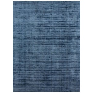 Affinity Londyn Blue Sapphire 5 ft. x 8 ft. Striped Viscose Area Rug