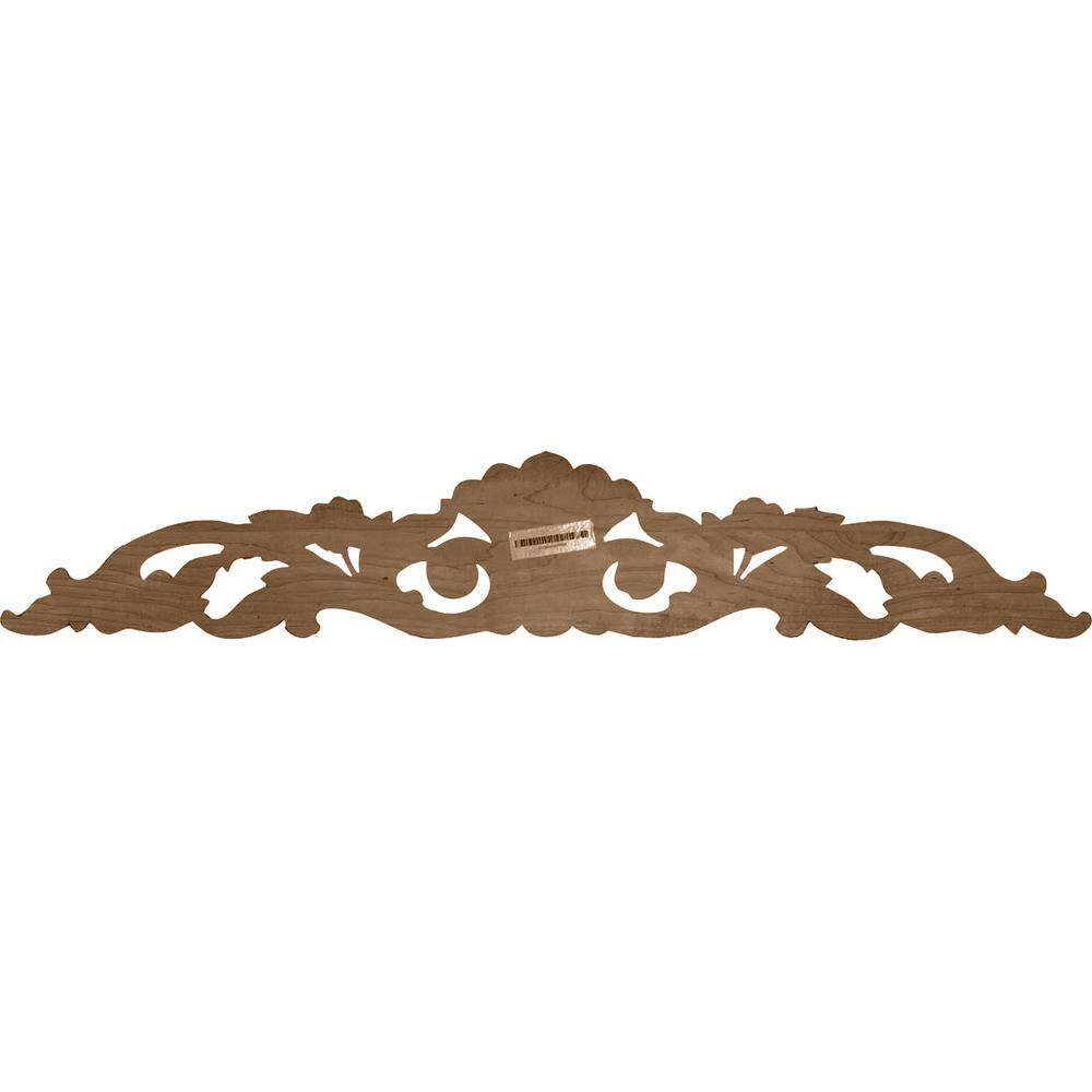 Maple Small Farmingdale Center with Scrolls 12.25" x 3.25"