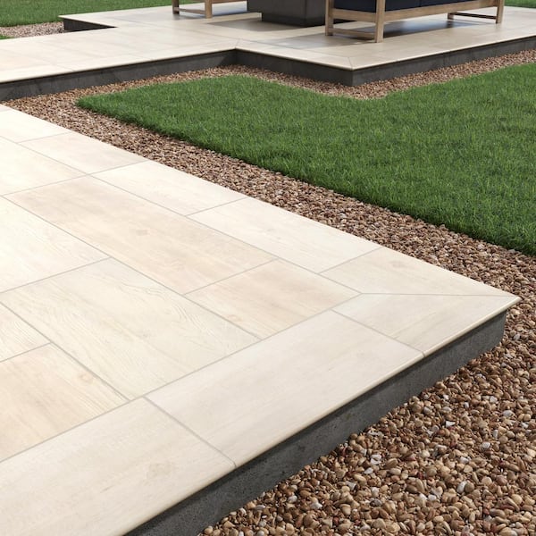 MSI Caldera Blanca 2cm. x 16 in. x 47 in. Matte Porcelain Paver Floor Tile (10.44 sq. ft./Case)