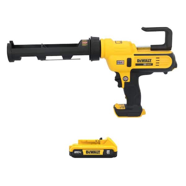 20V MAX Lithium-Ion Cordless 10 oz. / 300 ml Adhesive Caulk Gun with 20V MAX 2. 0Ah Battery