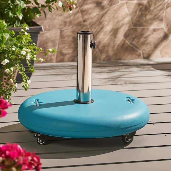 blue patio umbrella flower pot Jingmore 2 Sets 4 Pcs Planter for Table with Hole Wrap Around Resin Patio Umbrella Planter Half Circle for Garden Home Plants Outdoor(Blue) : Patio, Lawn Specifically designed to enhance any outdoor space whether its an umbrella on your table or umbrella with a floor stand How to Make Umbrella Stand