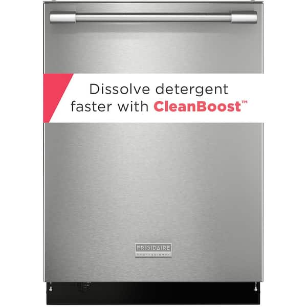 Professional 24 in. Top Control Built-In Tall Tub Dishwasher in Stainless Steel 47dBA with CleanBoost Technology