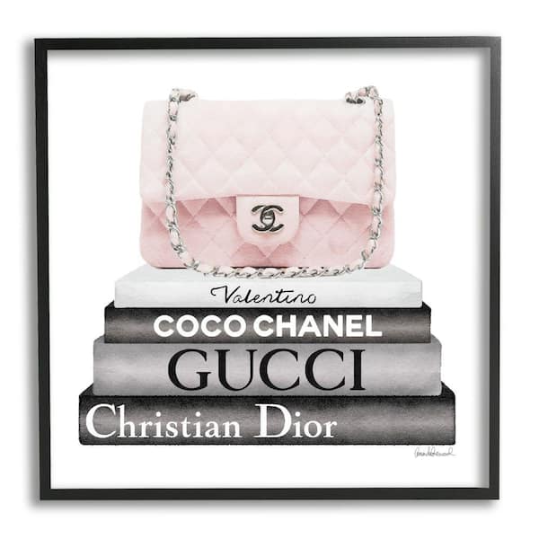 Stupell Industries 12 in. x 12 in.  Chanel wall art, Fashion wall art,  Chanel wallpapers