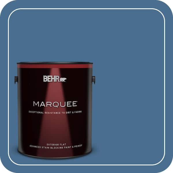BEHR MARQUEE 1 gal. #M510-5 Sailors Bay Flat Exterior Paint & Primer