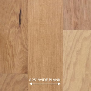 Heritage Mill Wood Grain Hickory 3/8 in. T x 6.3 in. W Engineered Hardwood Flooring (32.2 sqft/case)