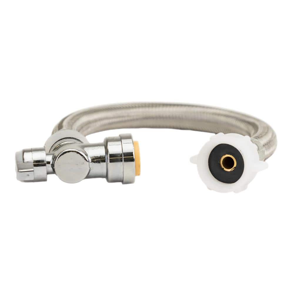 1/2 in. Push-to-Connect x 7/8 in. Ballcock x 12 in. Angle Stop Toilet Connector price history on PriceWatchPro