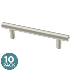 Essentials Simple Bar 3-3/4 in. (96 mm) Stainless Steel Cabinet Drawer Bar Pull (25-Pack)