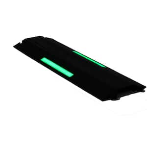 3 ft. Single Channel 4 in. Wire/Cord Channel with Glow in the Dark Strip, Black