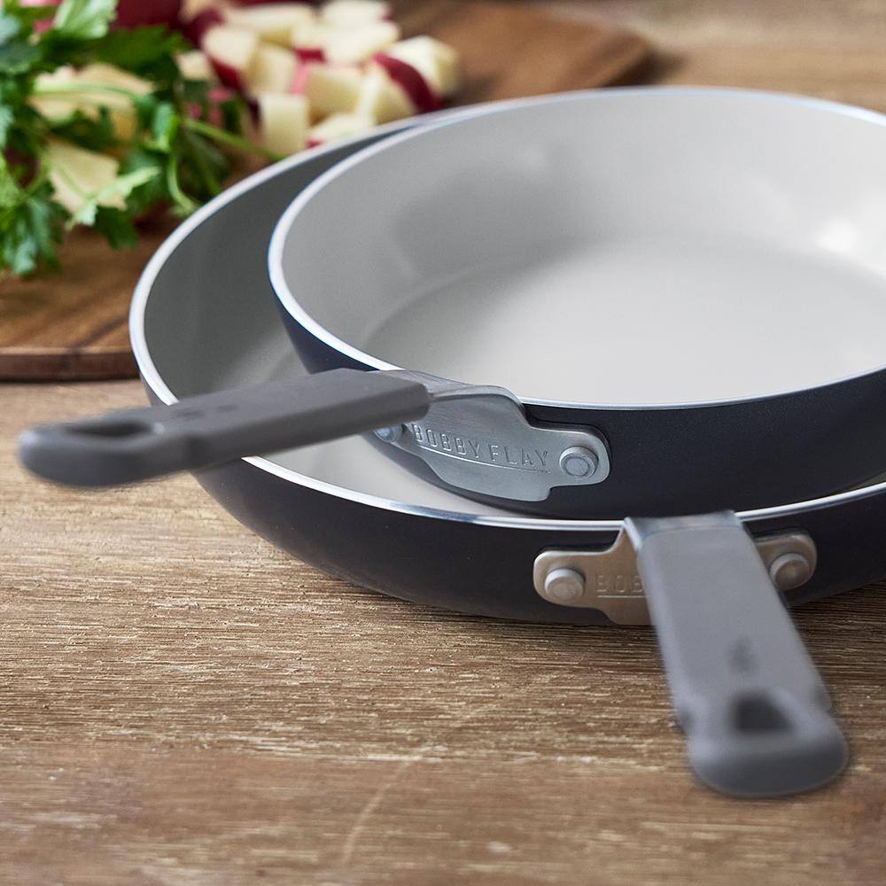 Graphite Gray 2-Piece Ceramic Nonstick Aluminum Fry Pan Set