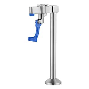 9.2 in . Commercial Deck Mounted Pot Filler Faucet, Glass Filler Faucet with Male Shank Pedestal in Brushed Nickel