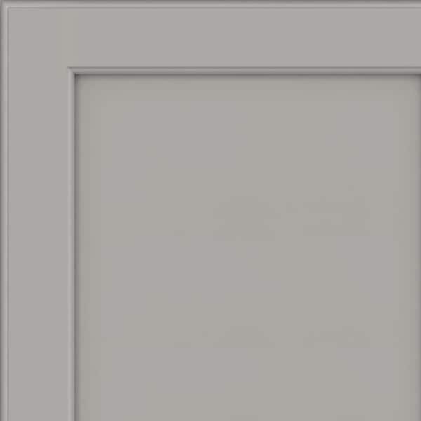 Geneva 7 5/16 in. W x 3/4 in. D x 7 5/16 in. H Quarter Cabinet Door Sample in Pebble Grey