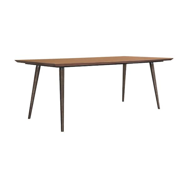 Armen Living Coco Rustic in Balsamico Oak Wood Dining Table