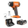 DEWALT 20V MAX Cordless Compact Heat Gun and 20V Lithium-Ion 5.0Ah Battery,  Charger & Kit Bag w/Flat & Hook Nozzle Attachments DCB205CKWDCE530 - The  Home Depot