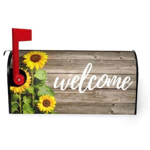 21 in. x 18 in. Sunflower Magnetic Mailbox Cover