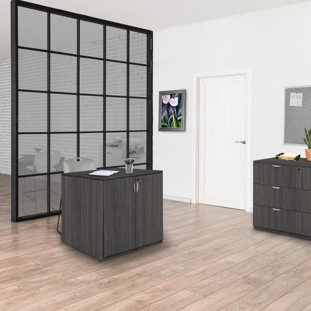 Regency Legacy 36 in. Ash Grey Stand Up Back to Back Storage Cabinet ...