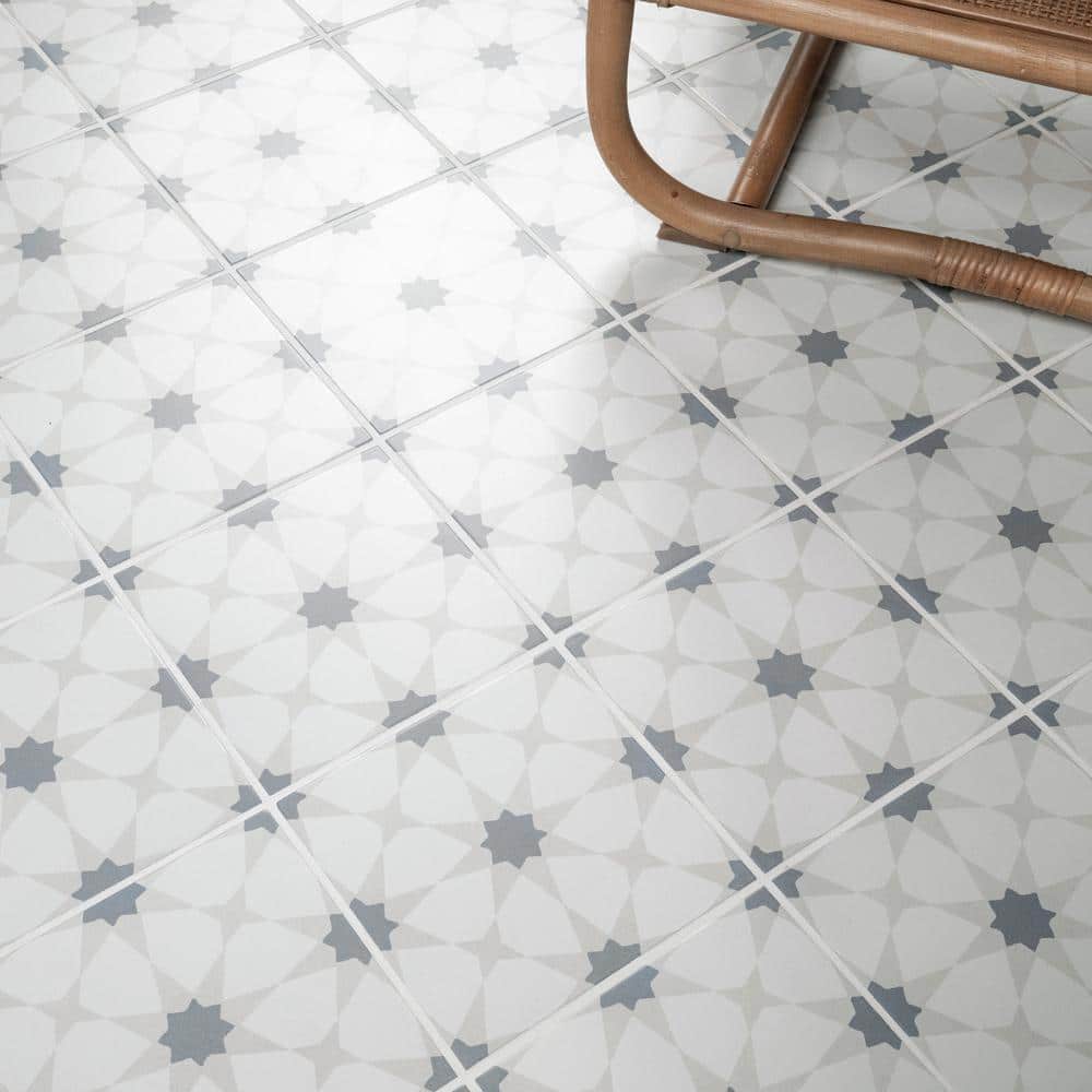 Amara 8" x 8" Zoudia Matte Porcelain Floor and Wall Tile