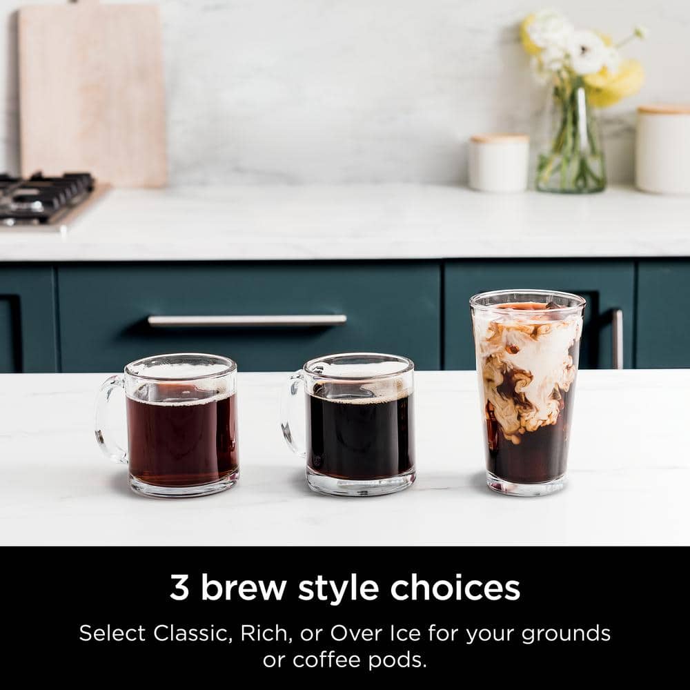 Ninja DualBrew Black 12-Cup Hot and Iced Coffee Maker