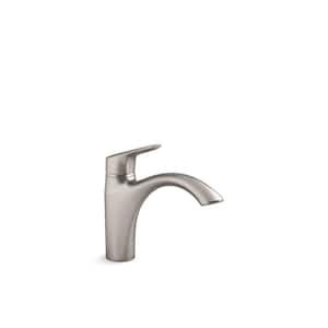 Rival Single-Handle Kitchen Sink Faucet in Vibrant Stainless