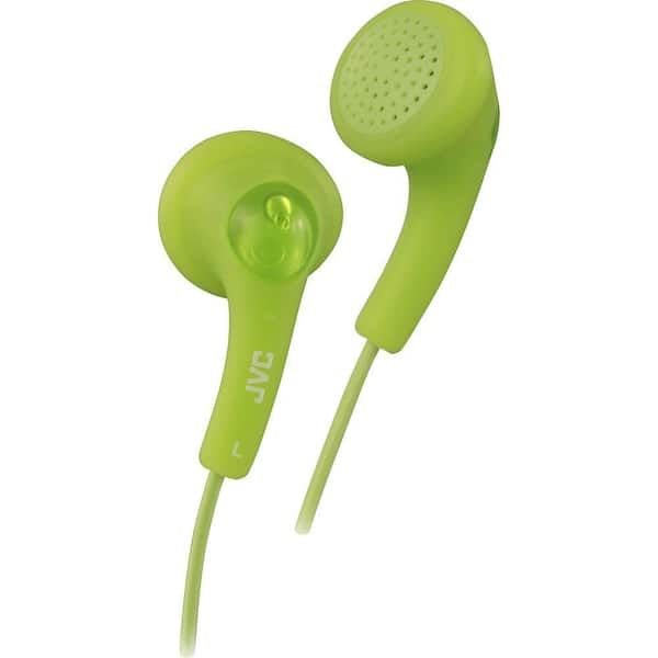 JVC Cool Gumy Earbuds - Green-DISCONTINUED