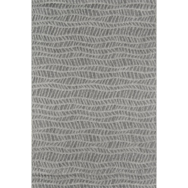 Momeni Emilia Grey 3 ft. 11 in. x 5 ft. 7 in. Indoor/Outdoor Area Rug