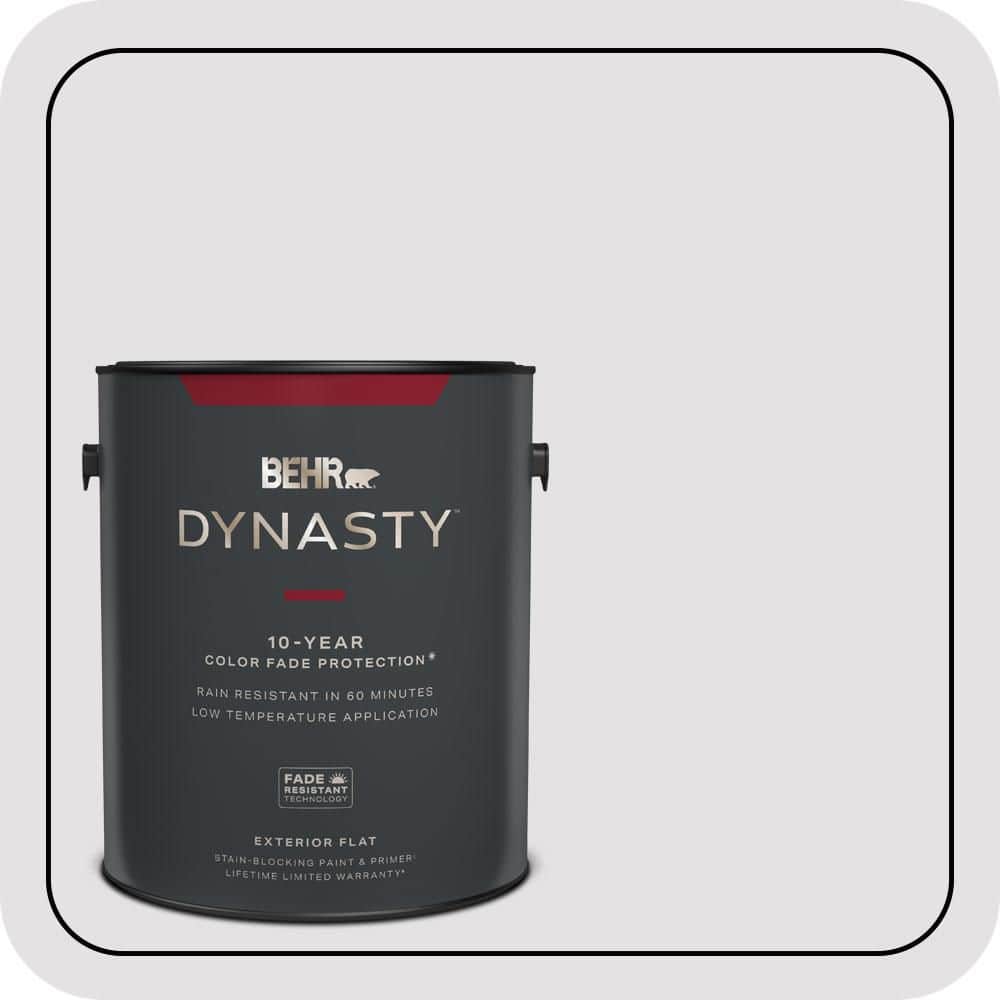 1 gal. #PR-W02 Early Crocus Flat Exterior Stain-Blocking Paint & Primer price history on PriceWatchPro