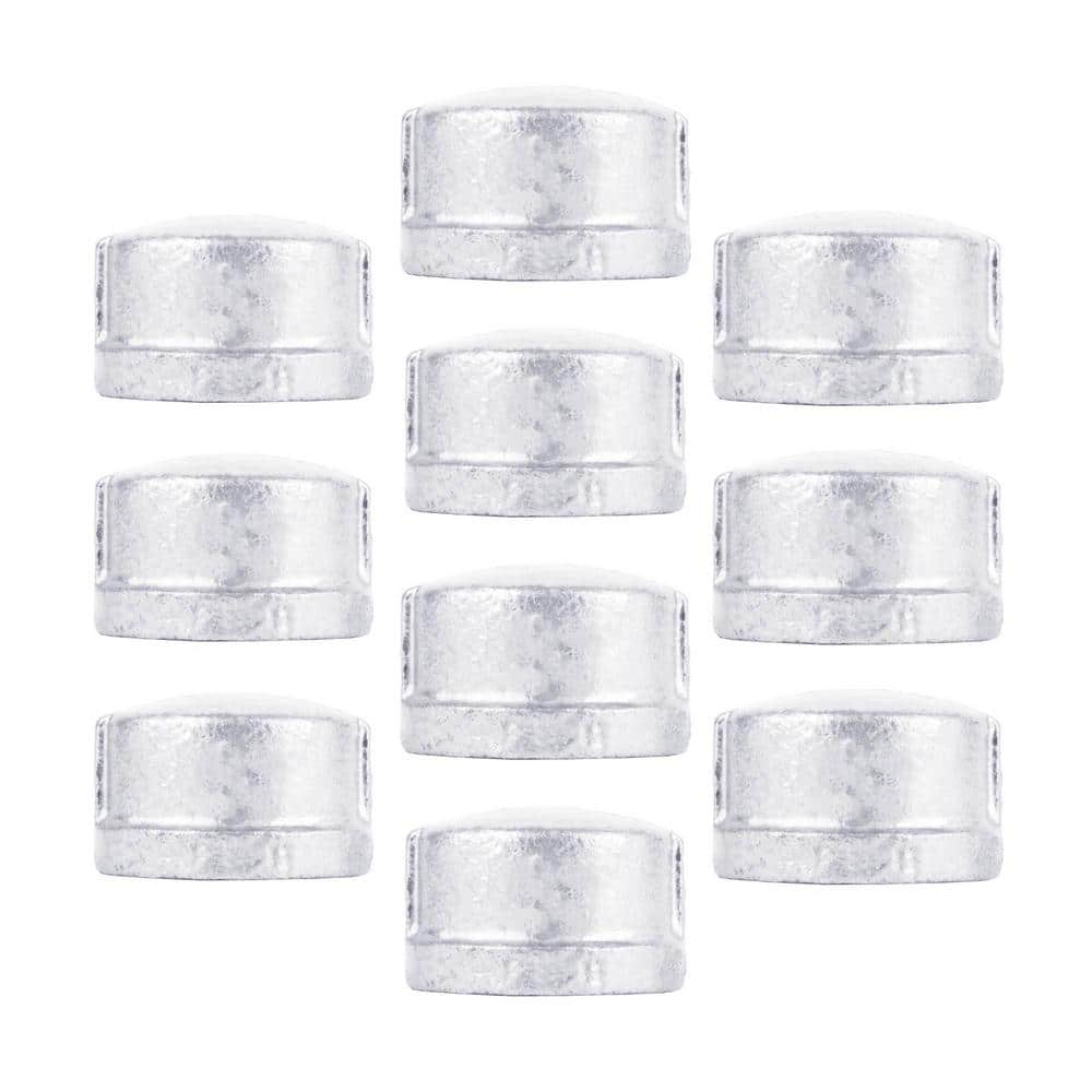 3/4 in. Galvanized Iron Cap (10-Pack) price history on PriceWatchPro