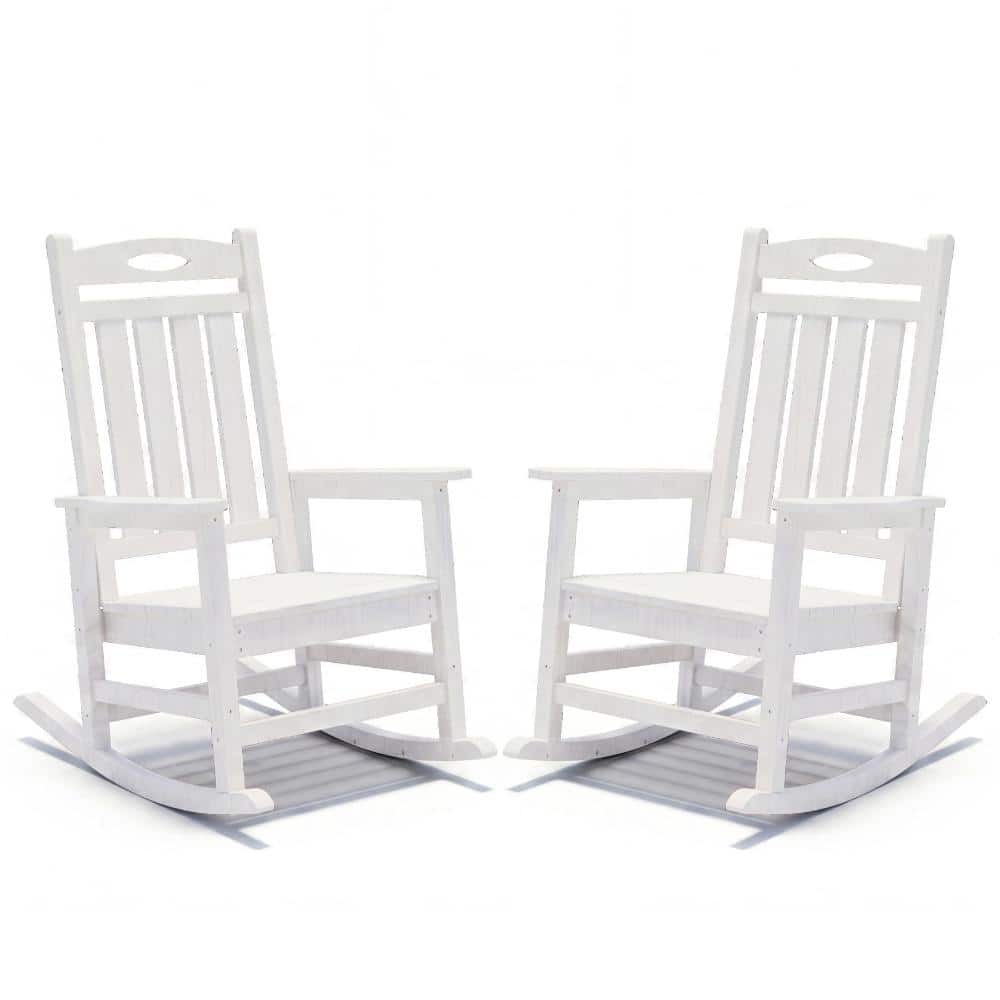 34.96 in.x 26.77 in. White HDPE Outdoor Oversized All Weather