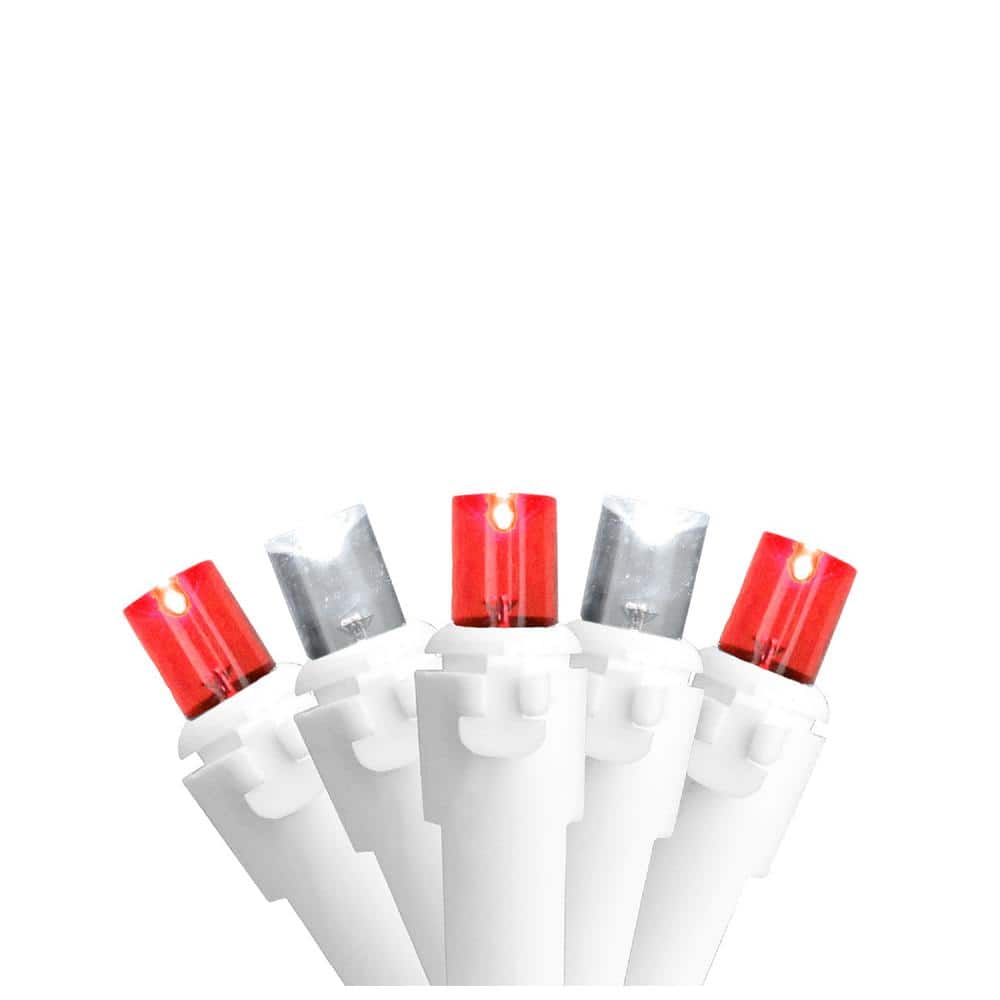 6.75 ft. 100-Light Red and Pure White LED Wide Angle Icicle Lights price history on PriceWatchPro