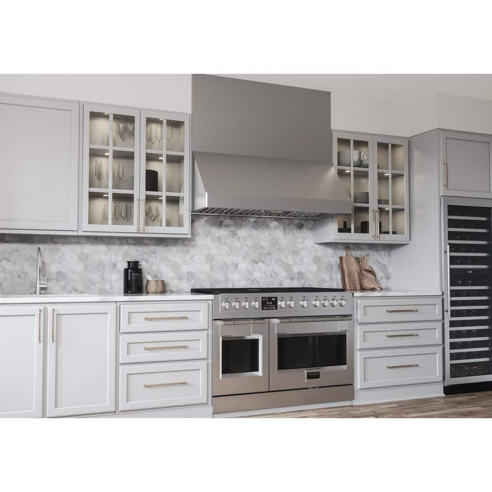 Tempest II 48" Stainless Steel Convertible Wall Mounted Range Hood
