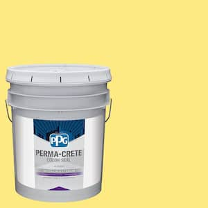 Color Seal 5 gal. PPG1212-5 Citrus Punch Satin Interior/Exterior Concrete Stain